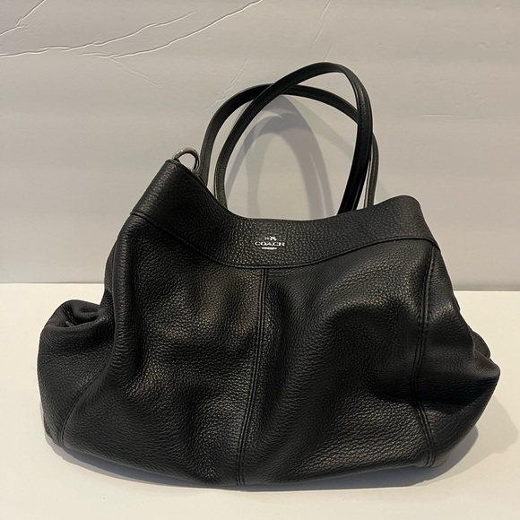Coach Handbags - Coach Lexy Shoulder Bag Pebble Leather black hobo bag